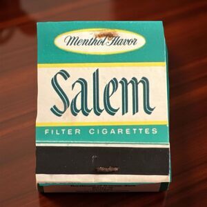 Vintage Salam Menthol Filtered Cigarettes Matchbook Unstruck